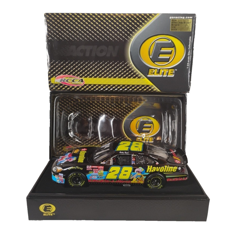 Elite RCCA Ricky Rudd 1:24 28 Havoline 25th Anniversary Muppets Car 206/804 FLAW
